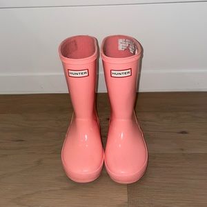 Girls Original Hunter Rainboots EUC Size Toddler 10